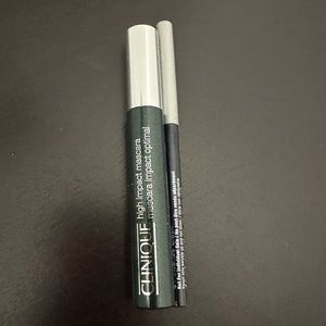 NEW FULL SIZE CLINIQUE MASCARA 7 ml + CLINIQUE QUICK EYE LINER BUNDLE